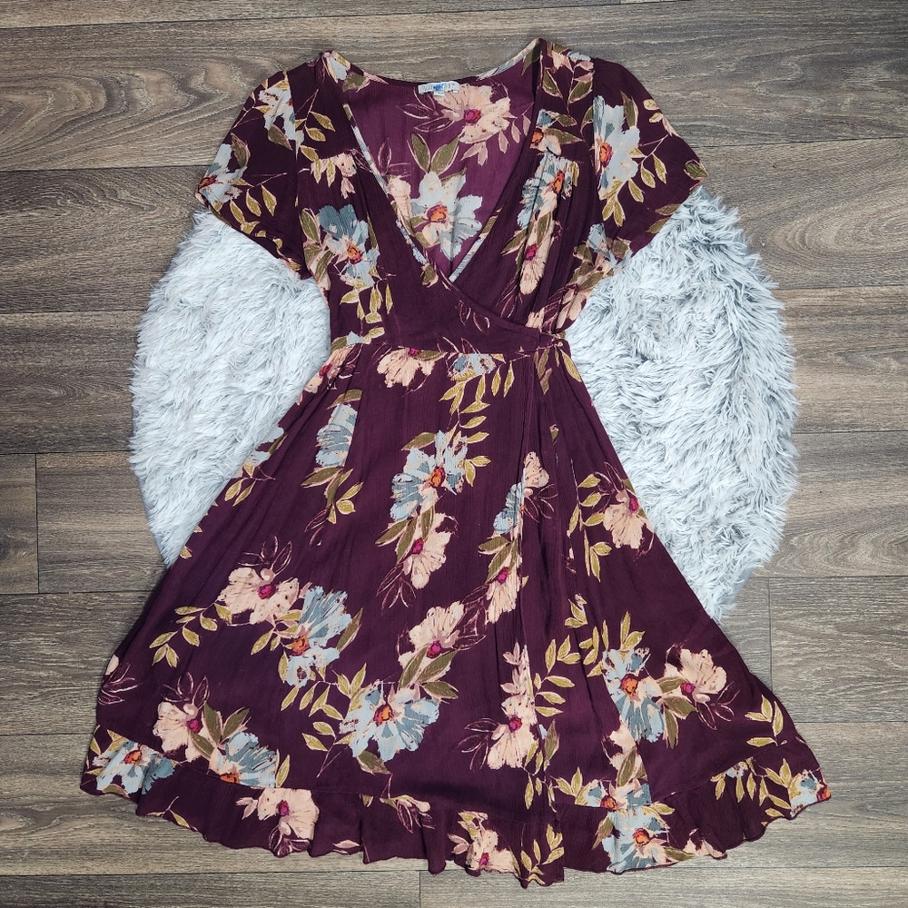 Patrons of Peace Wrap Dress